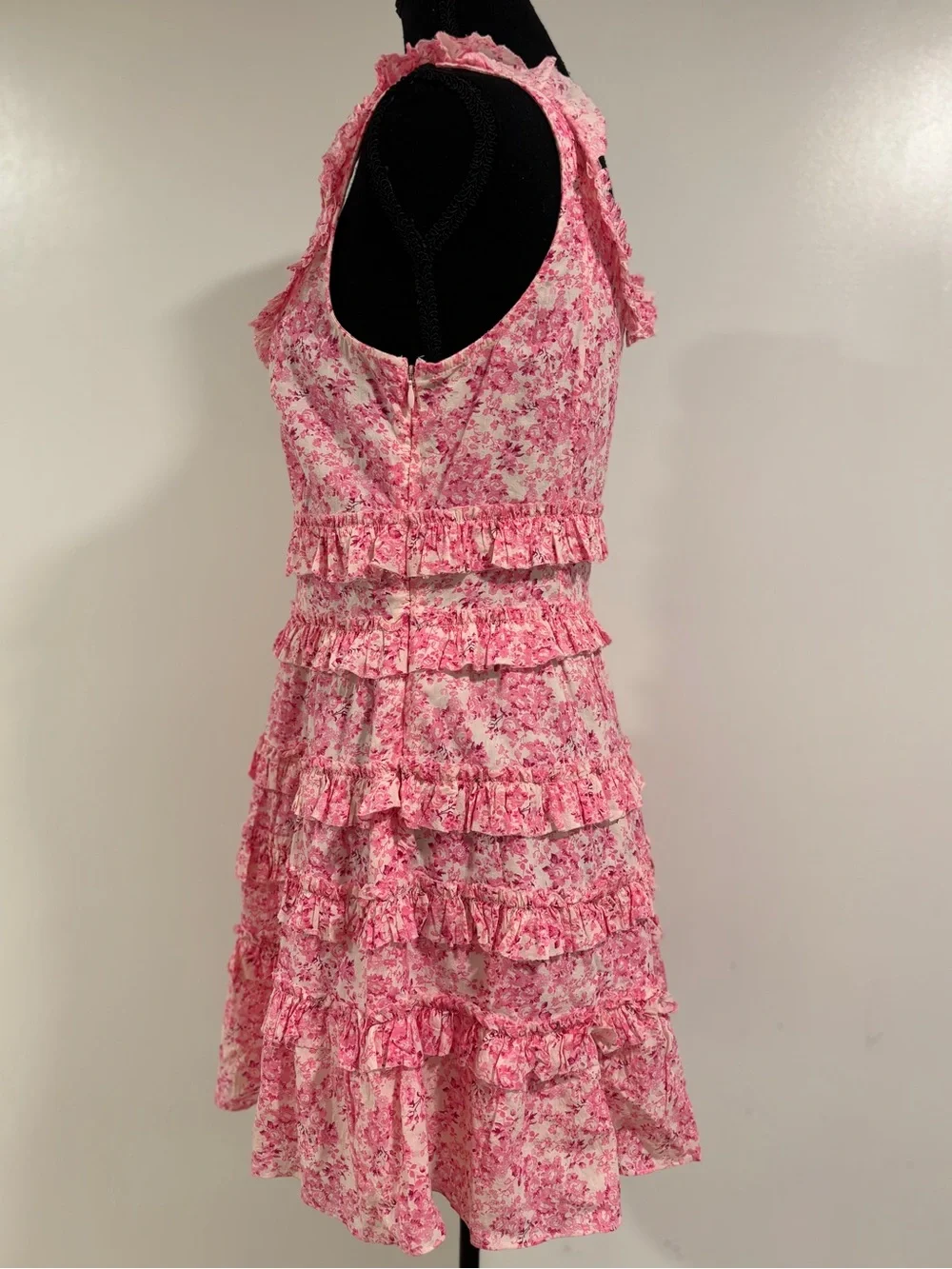 LoveShackFancy Pink Floral Ruffle Sundress - Picture 2 of 5